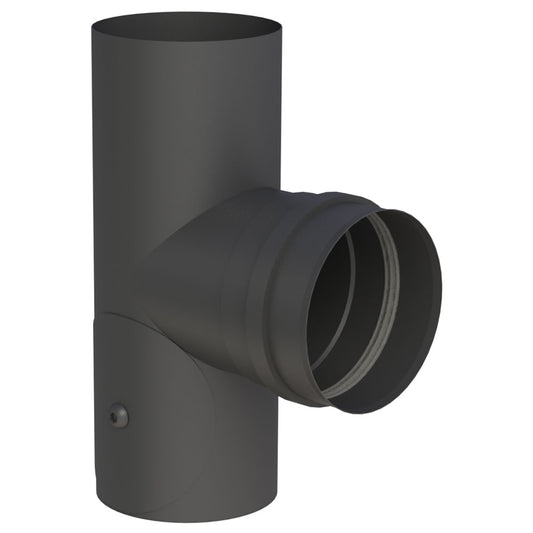 Pelletrohr T-Stück 90° mit Revision Ø80 mm - Pellet- Line Jeremias