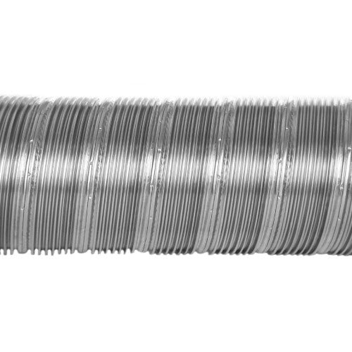 Edelstahl Flexibles Rohr einlagig Ø130 mm - Länge 1000 mm - 0,08 mm - V2 - EW-LINE FLEX FU Jeremias