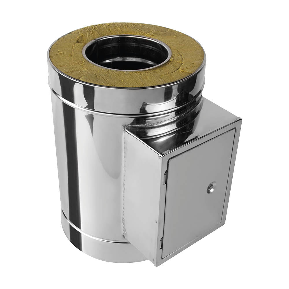 Edelstahlschornstein Reinigungselement DW 250 mm - Stahlgattung 1.4404 EW 0,6 mm