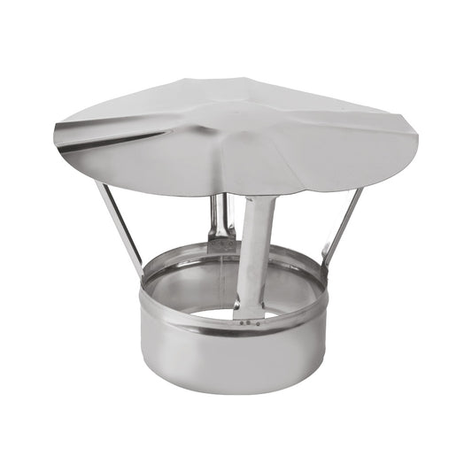 Edelstahl Kaminhaube Regenhut Ø150 mm - Regenhaube EW 0,6 mm