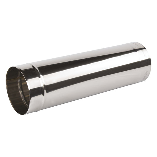Edelstahl Kaminrohr Ø300 mm - Länge 500 mm - Abgasrohr Premium T600 - EW 0,6 mm