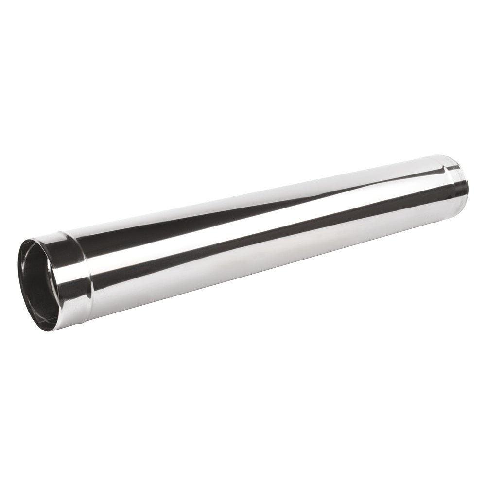 Edelstahl Kaminrohr Einwandig Ø180 mm - Länge 1000 mm - Abgasrohr Premium T600 - EW 0,6 mm