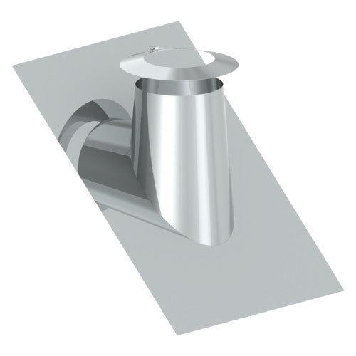 Edelstahl DW Dachdurchführung 26°- 35° mit Bleirand und Wetterkragen Ø160 mm - V2A - DW-ECO 2.0 Jeremias