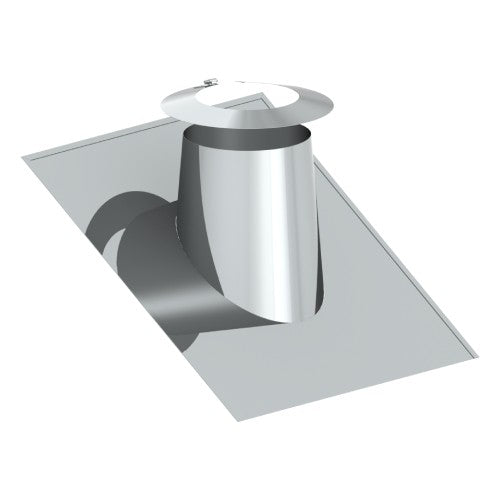Edelstahl DW Dachdurchführung 26°- 35° mit Wetterkragen Ø160 mm - V2A - DW-ECO 2.0 Jeremias