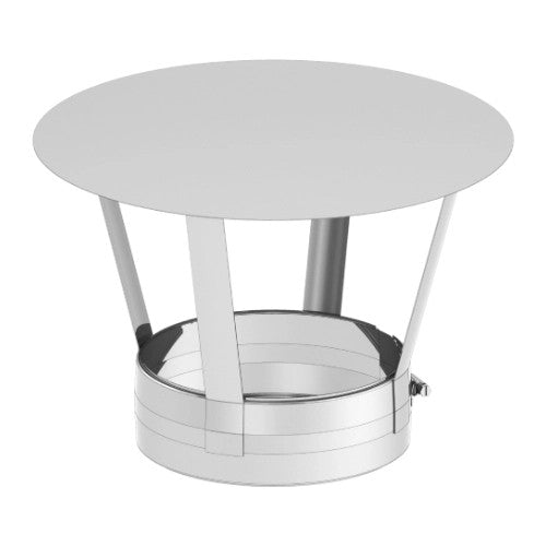 Edelstahlschornstein Regenhaube Ø150 mm - V2A - DW-ECO 2.0 Jeremias