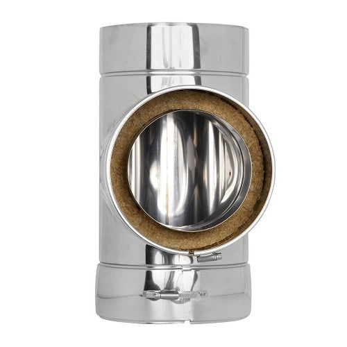 Edelstahlschornstein T-Stück 90° Ø180 mm - V2A - DW-ECO 2.0 Jeremias