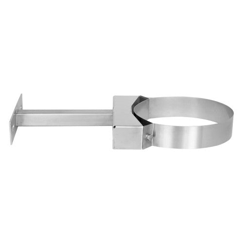 Edelstahlschornstein Wandhalter verstellbar 50 - 250 mm Ø150 mm - V2A - DW-ECO 2.0 Jeremias