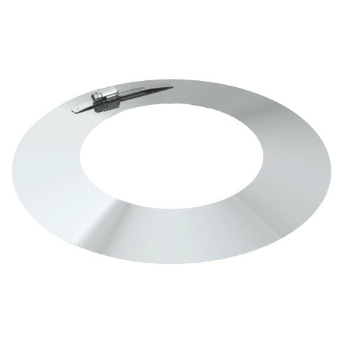Edelstahl Wandrosette / Wetterkragen Ø150 mm - V2A - Abgasrohr Sanierung DW-ECO 2.0 Jeremias