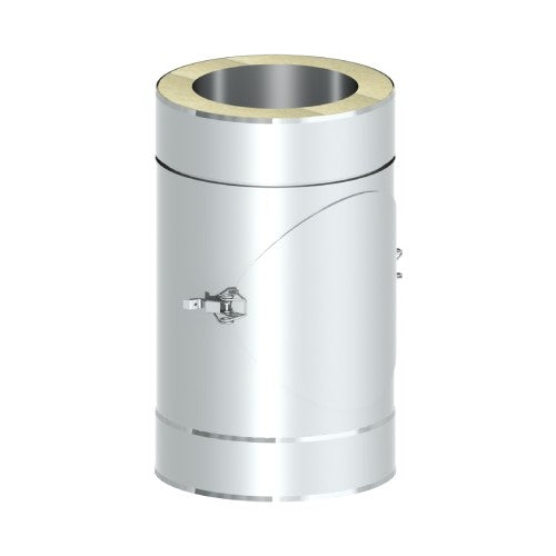 Edelstahlschornstein Längenelement mit Revision (nur für Verbindungsleitung) Ø180 mm - V2A - DW-ECO 2.0 Jeremias