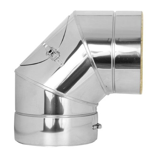 Edelstahlschornstein Reinigungswinkel 90° Ø180 mm - V2A - DW-ECO 2.0 Jeremias
