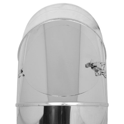 Edelstahlschornstein Reinigungswinkel 90° Ø180 mm - V2A - DW-ECO 2.0 Jeremias